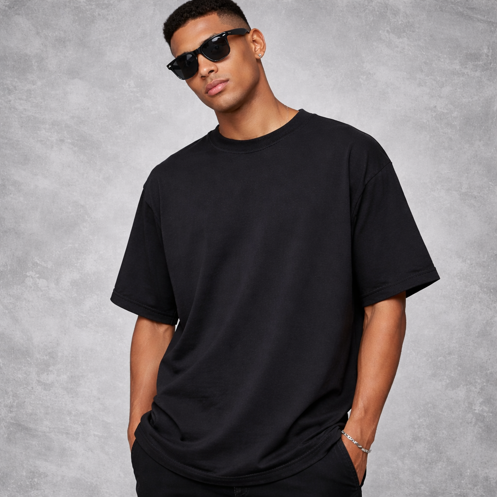 Camisetas Oversized Lisa Encolhimento Zero