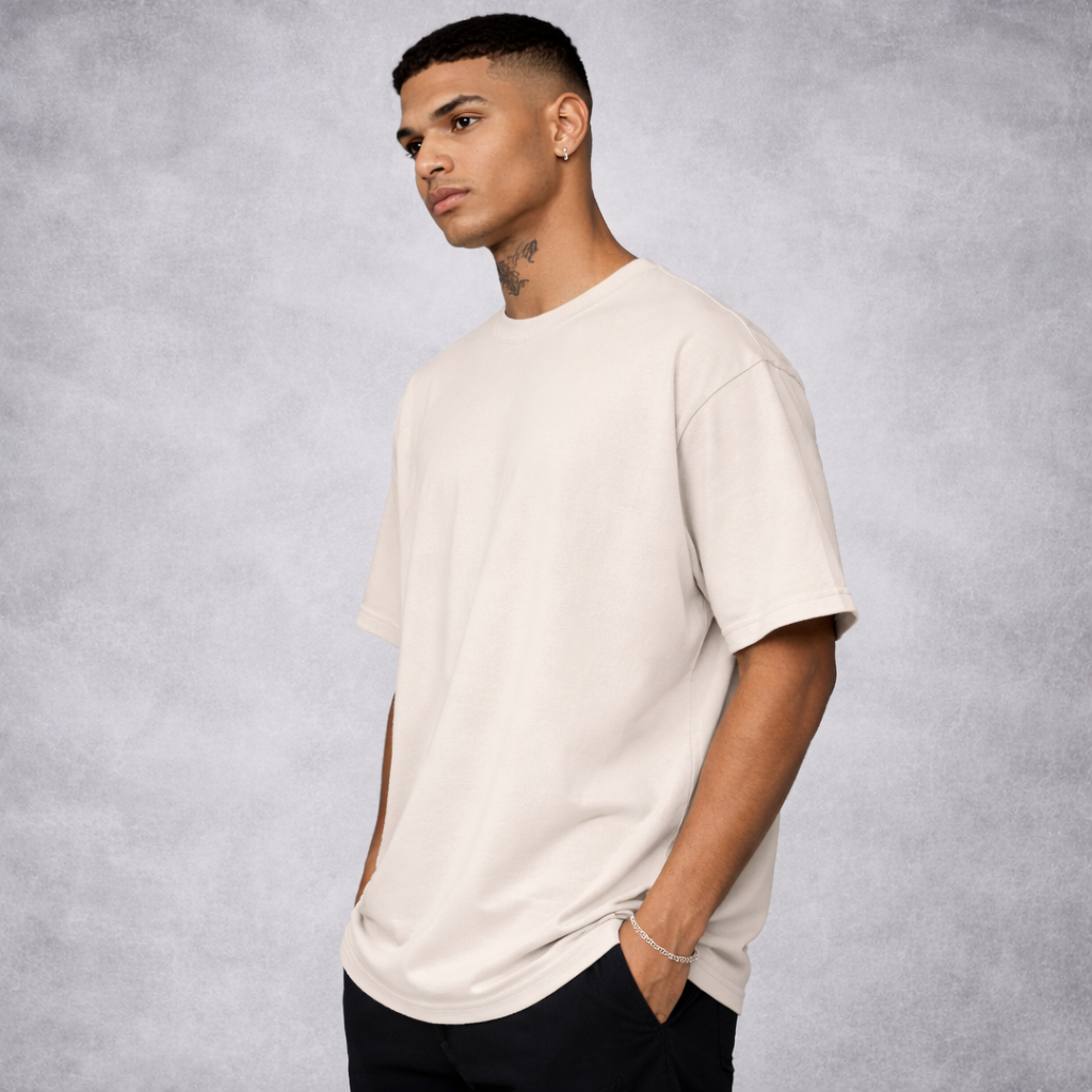 Camiseta Oversized Pixo Algodão Encorpado