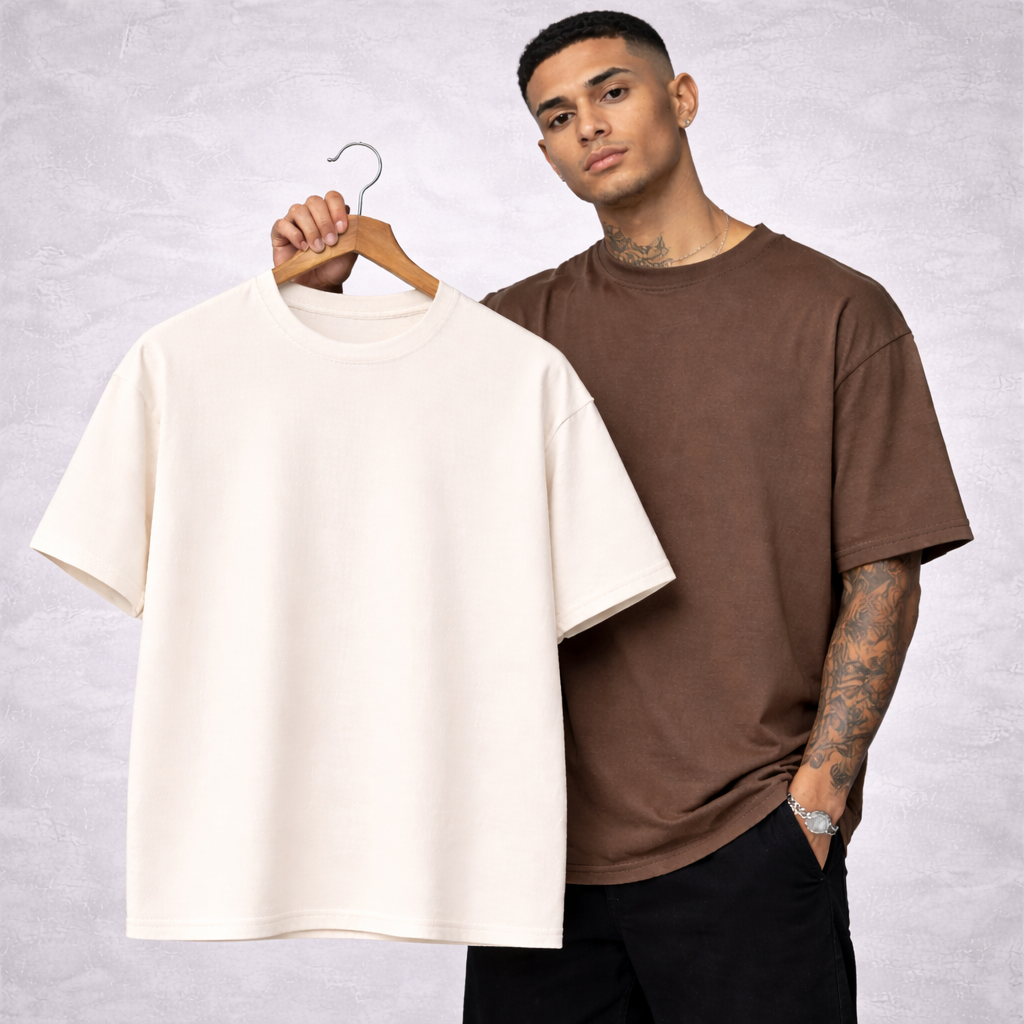 Camiseta Oversized Pixo Algodão Encorpado
